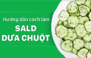 ảnh cách làm salad dưa chuột